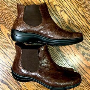 Romika brown leather boots size 40